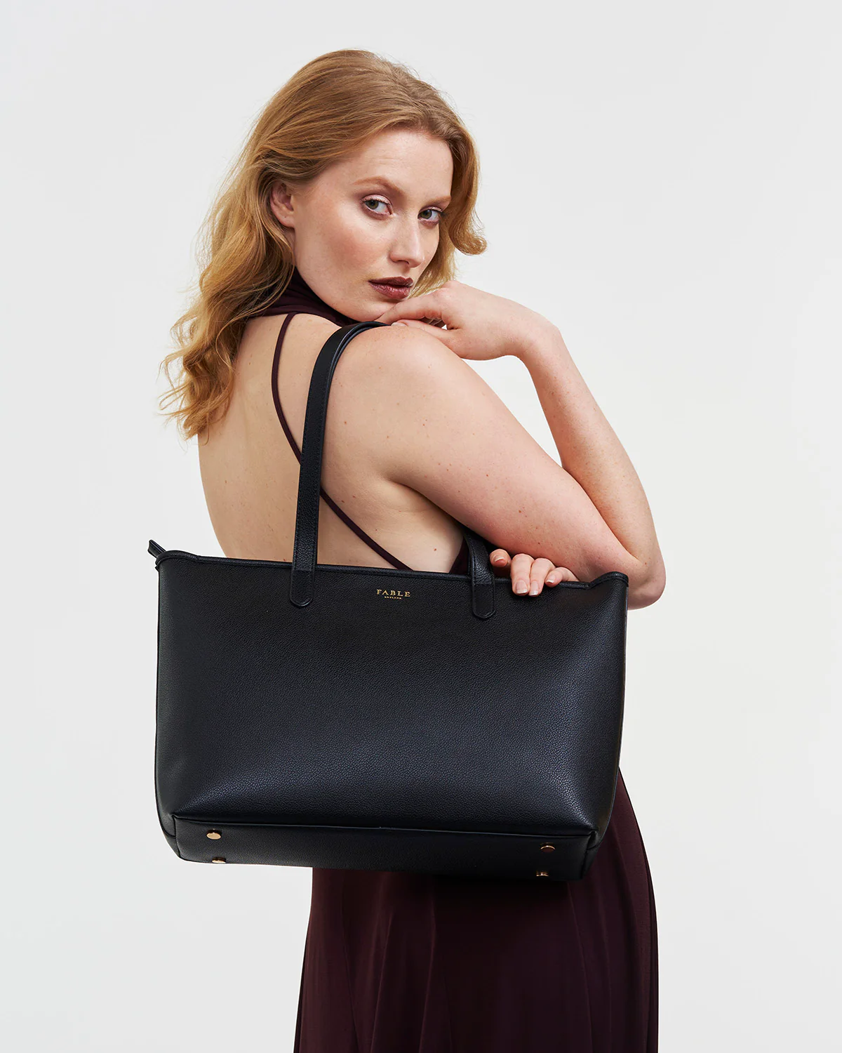 Laura Celestial Black Grab Tote - Image 2