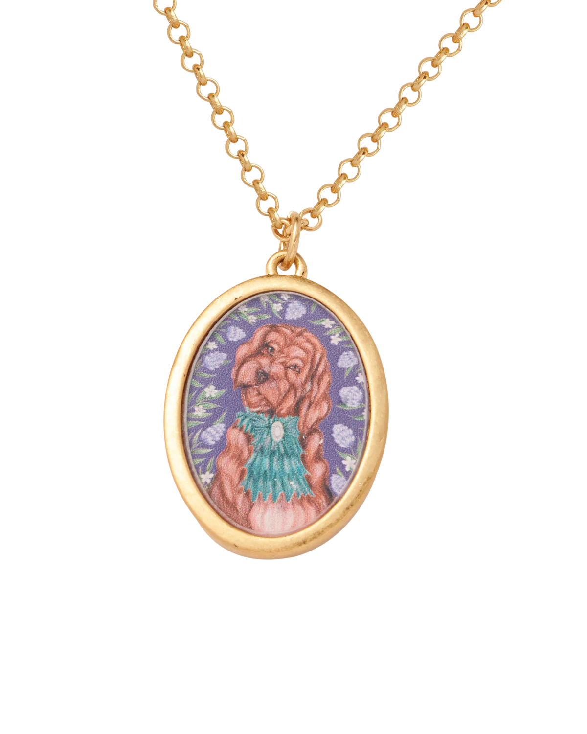 Catherine Rowe Pet Portraits Doodle Pendent Short Necklace