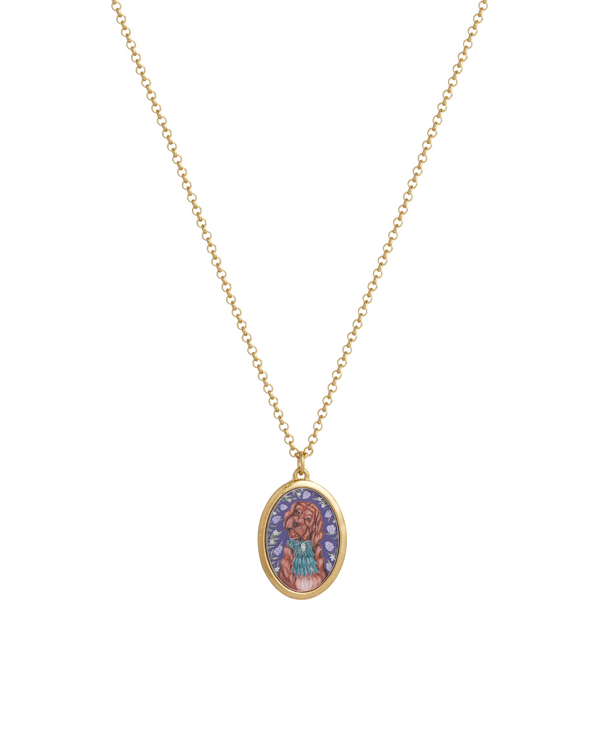 Catherine Rowe Pet Portraits Doodle Pendent Short Necklace - Image 3