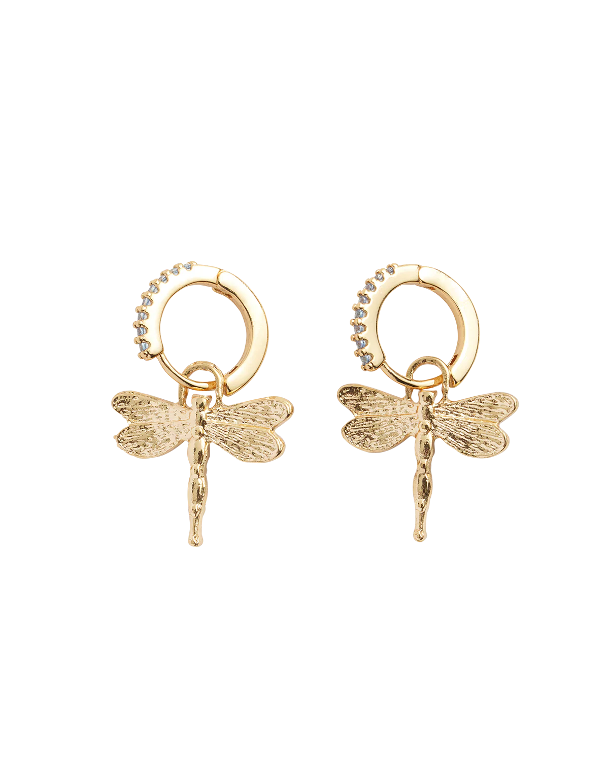 Dragonfly Crystal Earrings - Image 5