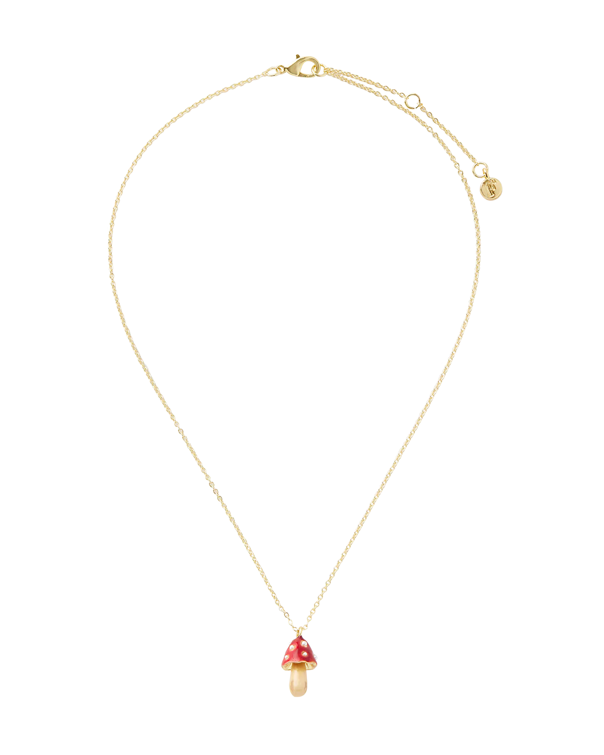 Enamel Mushroom Necklace - Image 3
