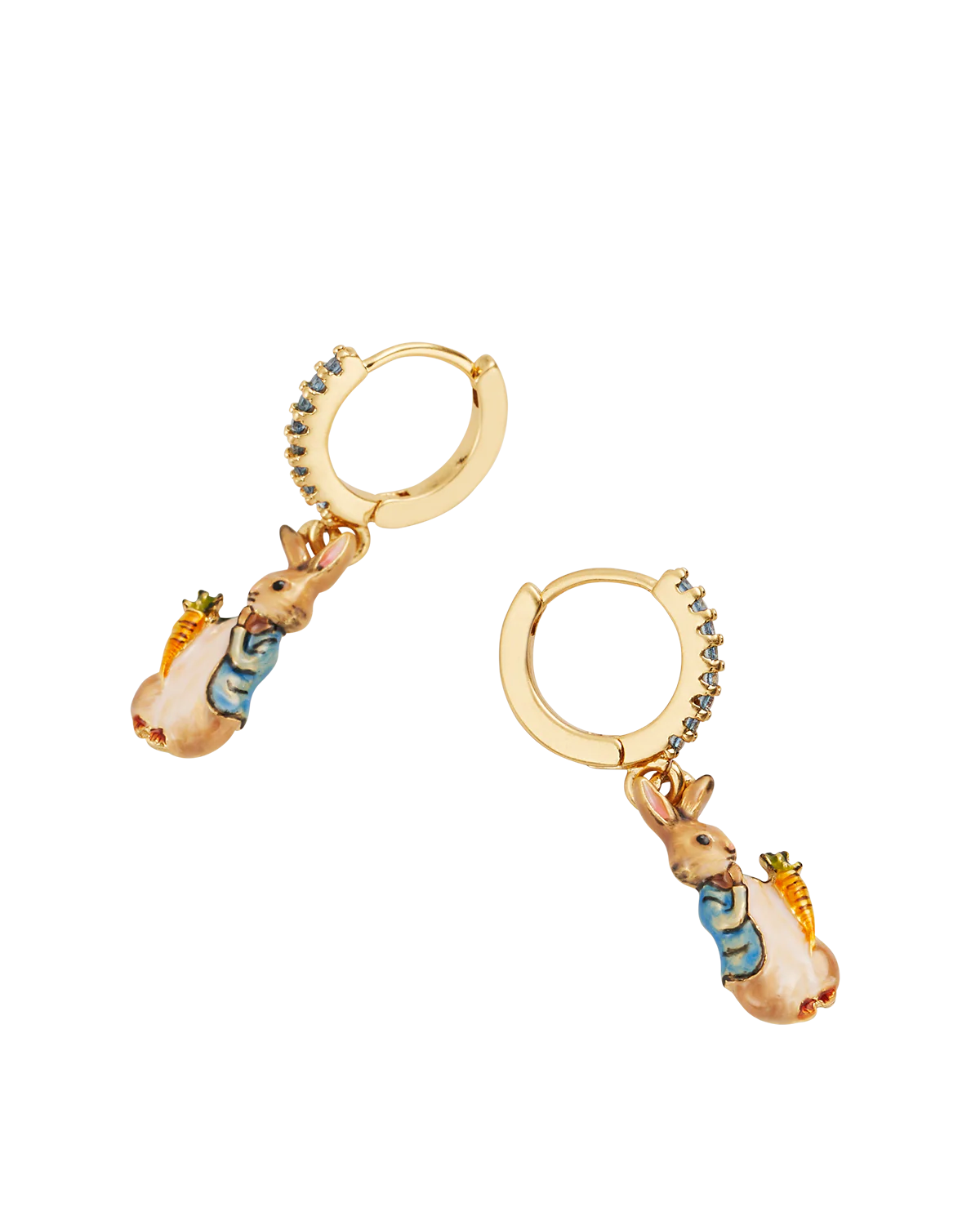 Fable England x Peter Rabbit Carrot Charm Huggie Earrings - Image 5