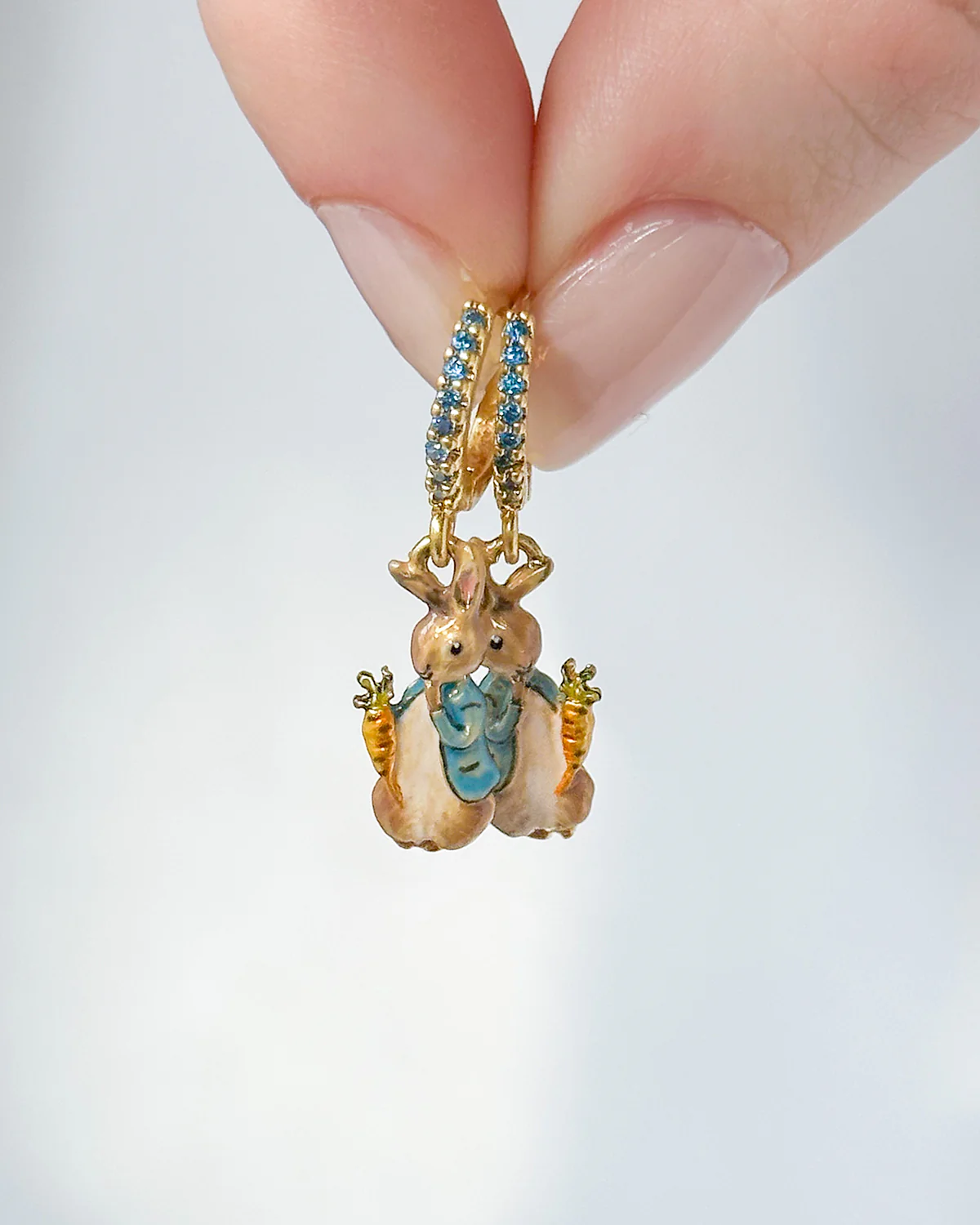 Fable England x Peter Rabbit Carrot Charm Huggie Earrings - Image 7
