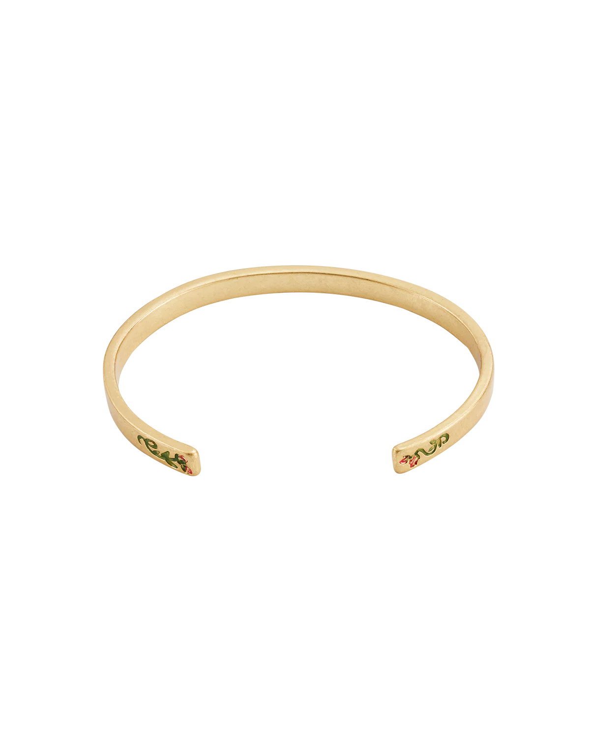 Gold English Rose Bangle - Image 6