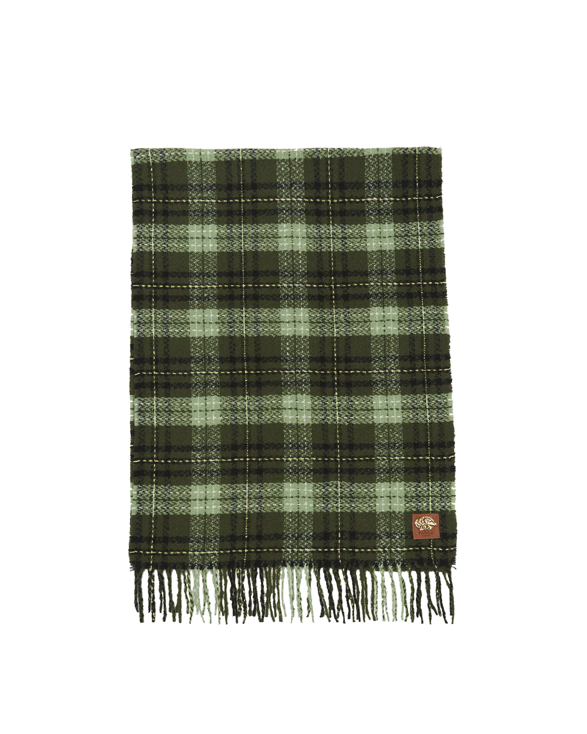 Green Boucle Scarf - Image 4