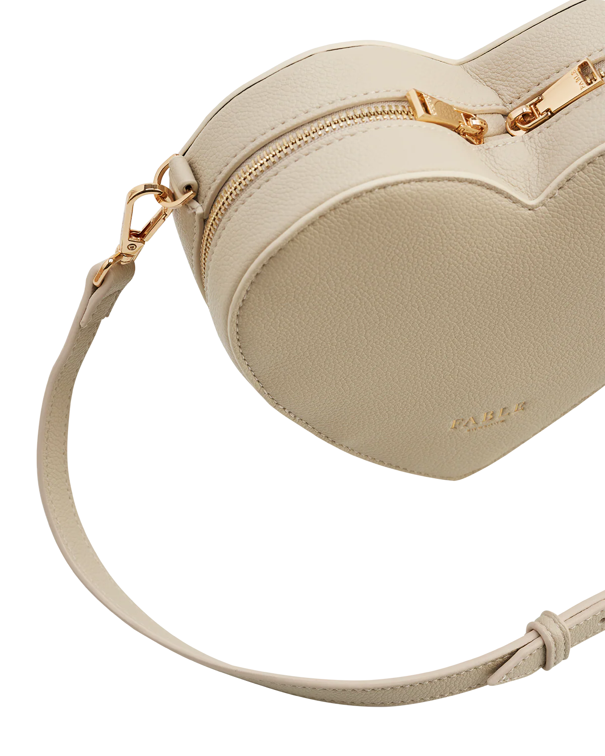 Heart Crossbody Bag in Stone - Image 6