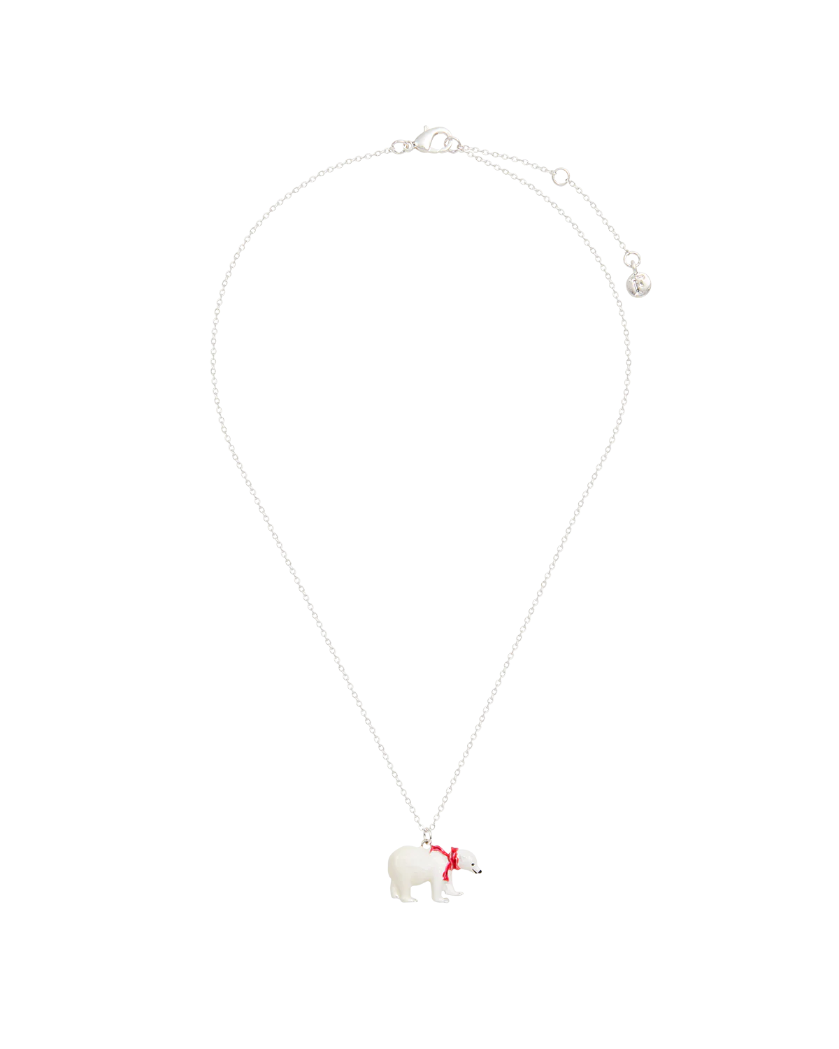 Cosy Polar Bear Silver-Plated Pendant Necklace - Image 4