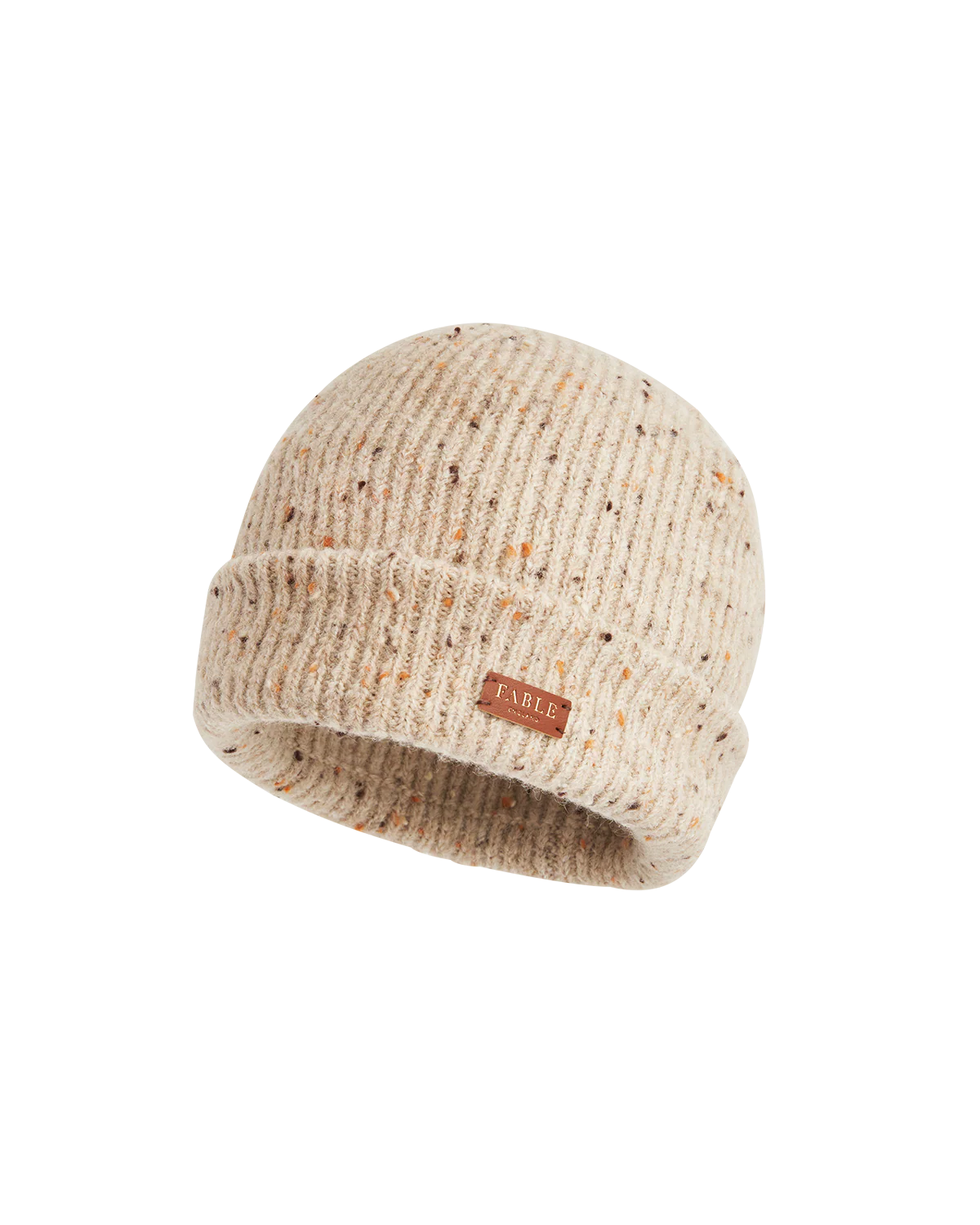 Taupe Knitted Beanie Hat - Image 6