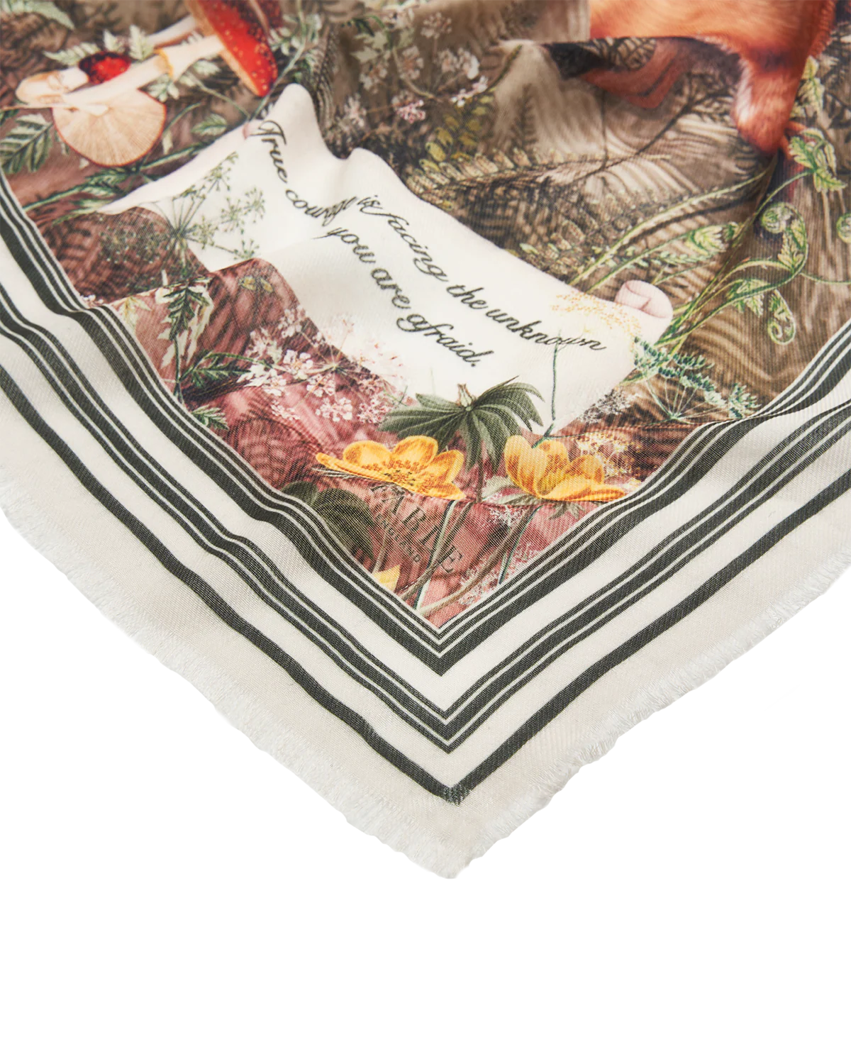 Taupe Woodland Tales Long Scarf - Image 4